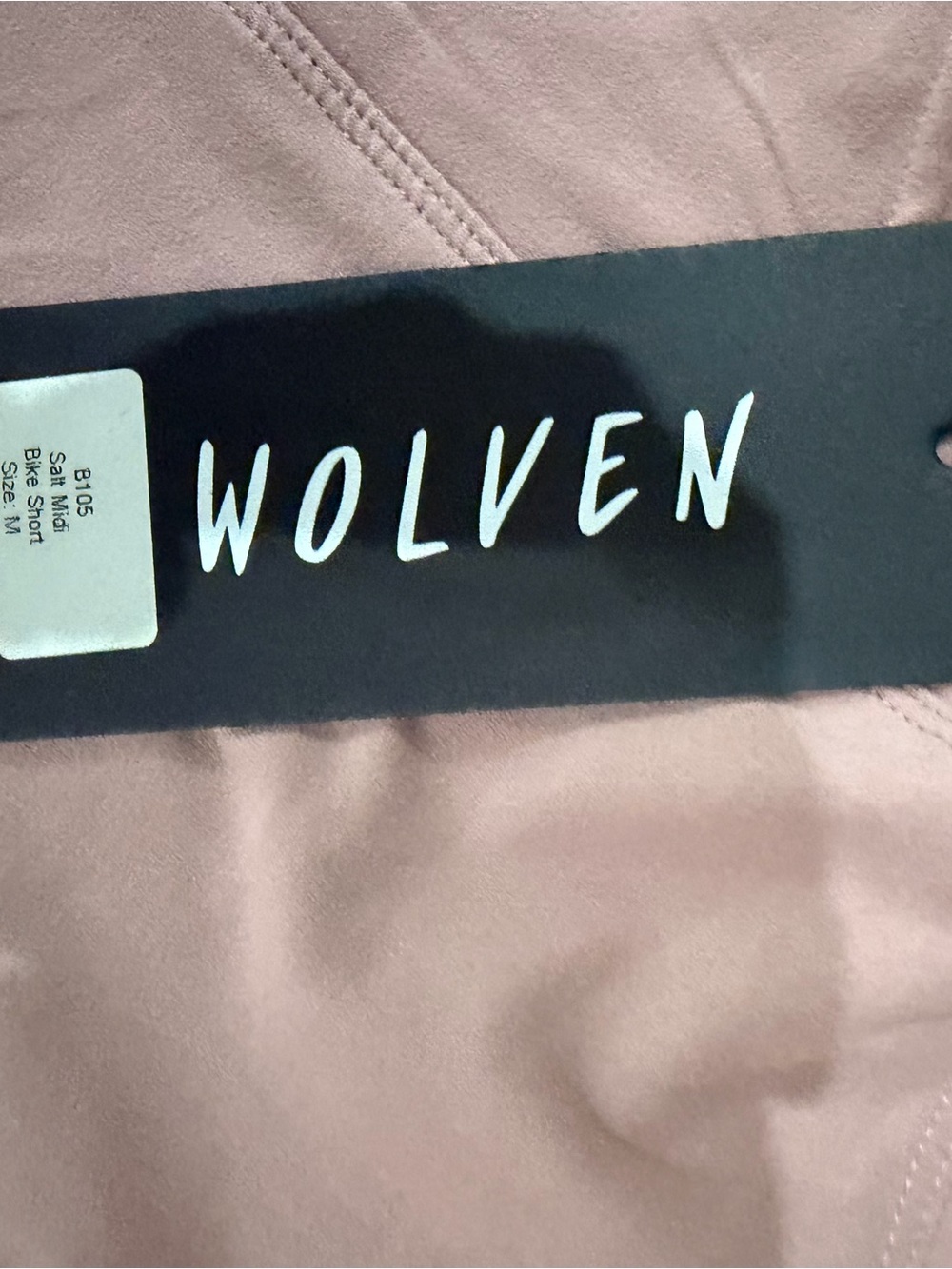 Wolven Blush Pink Activewear Top